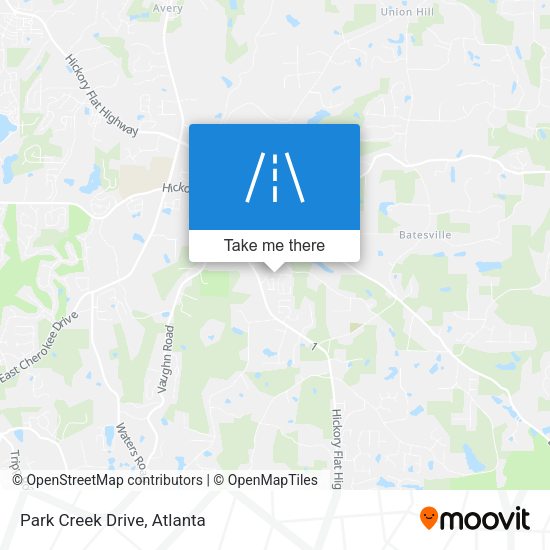 Park Creek Drive map