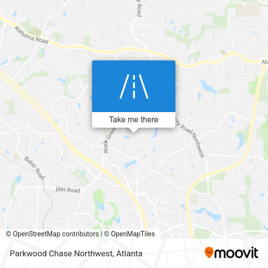 Mapa de Parkwood Chase Northwest