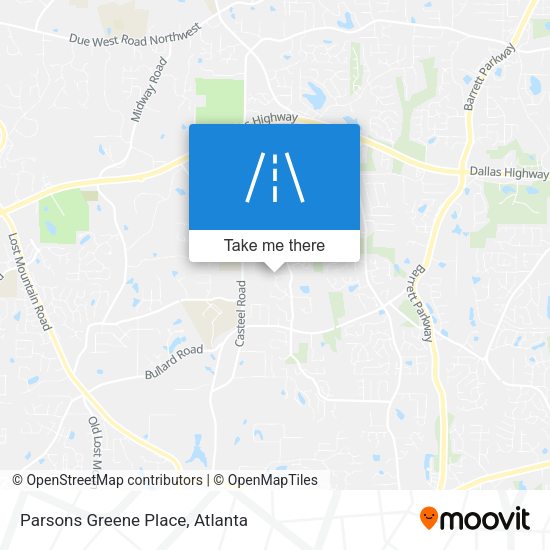 Parsons Greene Place map