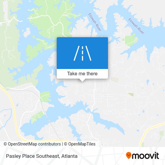 Mapa de Pasley Place Southeast