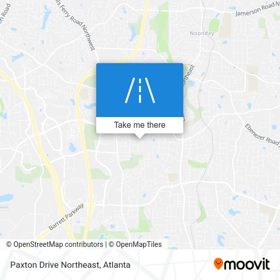 Mapa de Paxton Drive Northeast