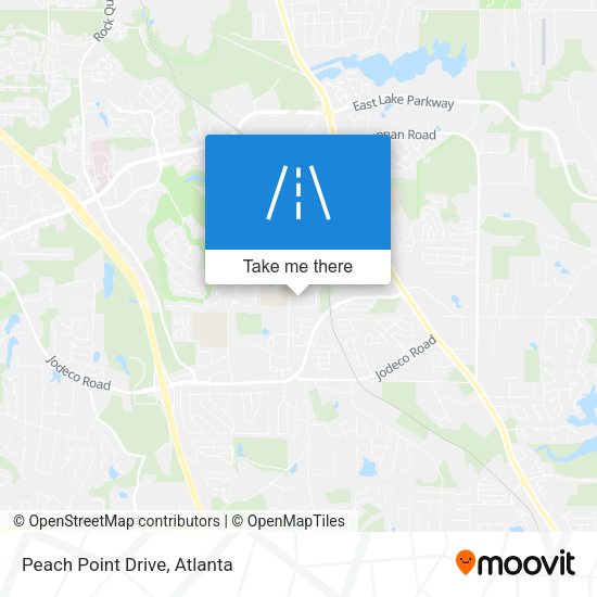 Mapa de Peach Point Drive