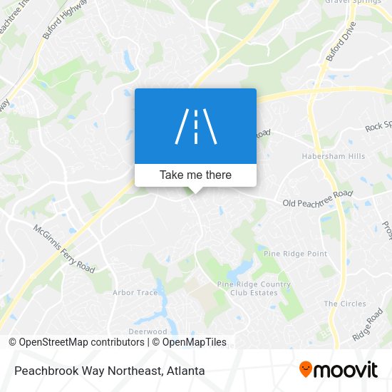 Peachbrook Way Northeast map