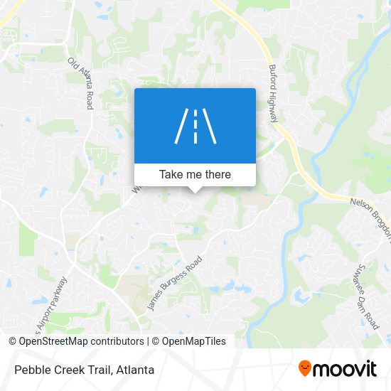 Mapa de Pebble Creek Trail