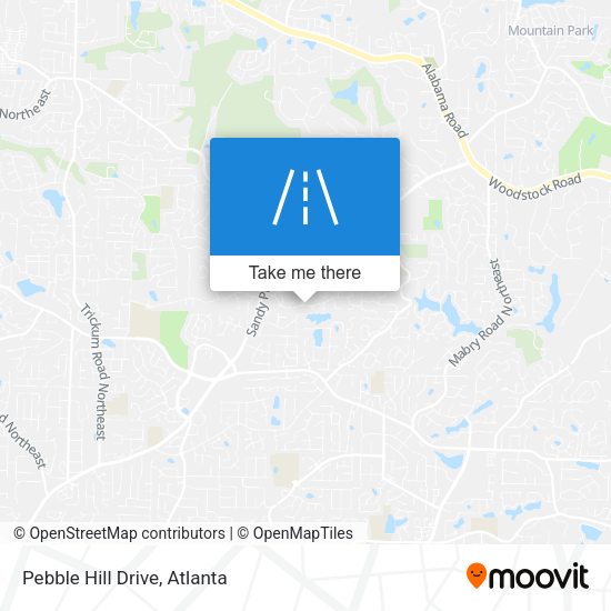 Mapa de Pebble Hill Drive