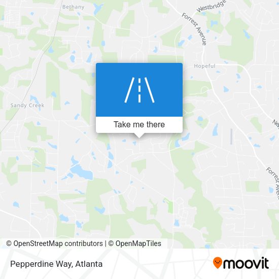 Mapa de Pepperdine Way
