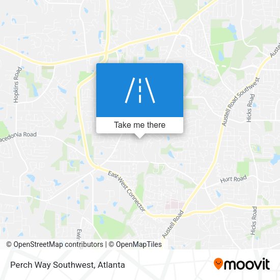 Perch Way Southwest map
