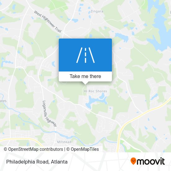Mapa de Philadelphia Road