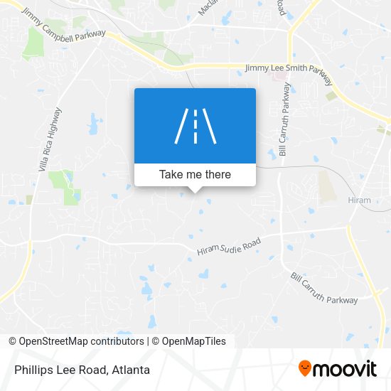 Mapa de Phillips Lee Road
