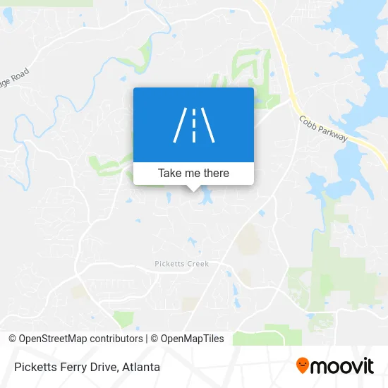 Picketts Ferry Drive map