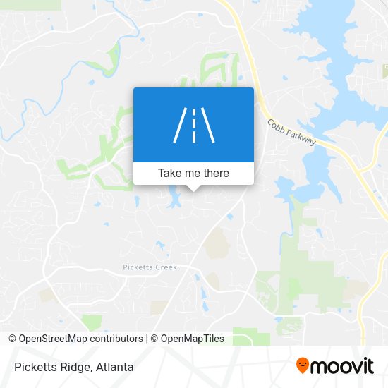Mapa de Picketts Ridge