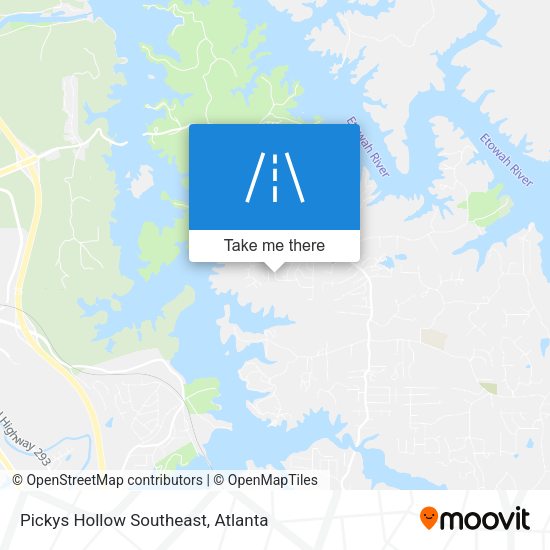 Mapa de Pickys Hollow Southeast