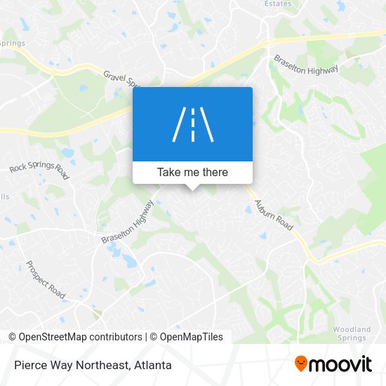 Mapa de Pierce Way Northeast