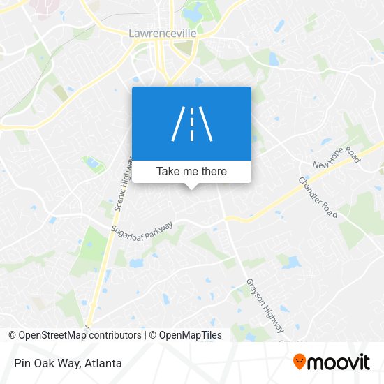 Mapa de Pin Oak Way