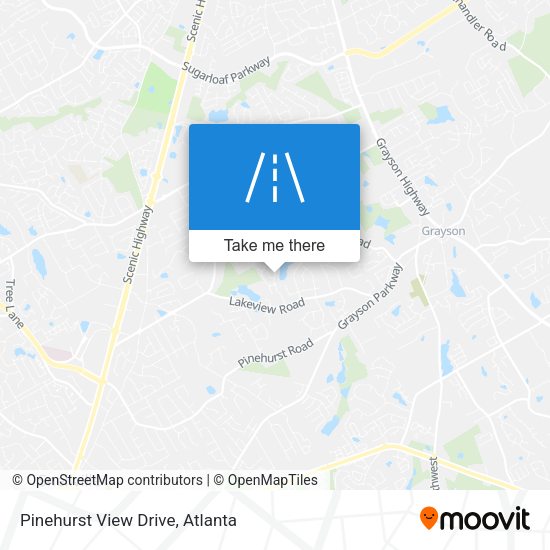 Mapa de Pinehurst View Drive
