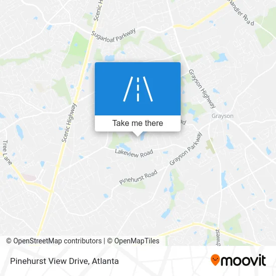 Pinehurst View Drive map