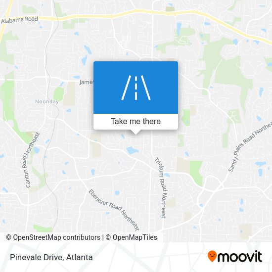 Mapa de Pinevale Drive
