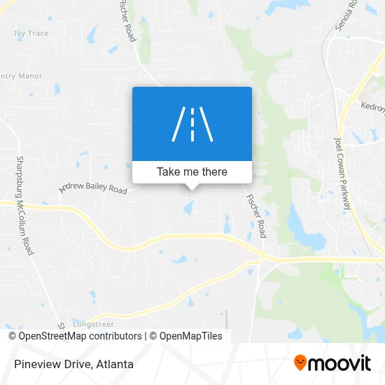 Pineview Drive map