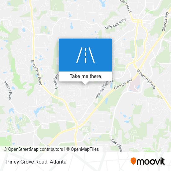 Mapa de Piney Grove Road