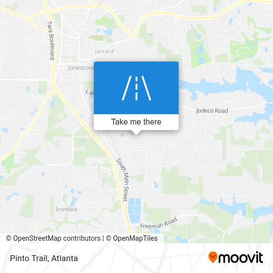 Pinto Trail map