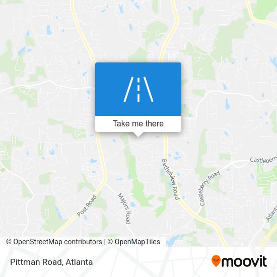 Mapa de Pittman Road