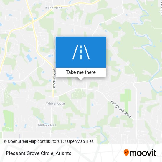 Mapa de Pleasant Grove Circle