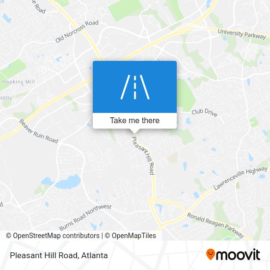 Mapa de Pleasant Hill Road