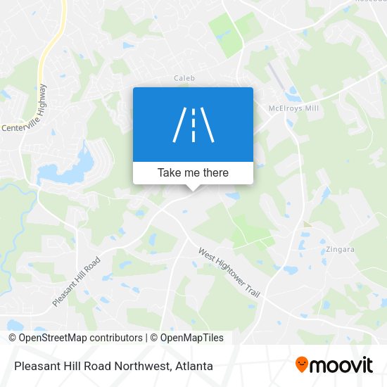 Pleasant Hill Road Northwest map