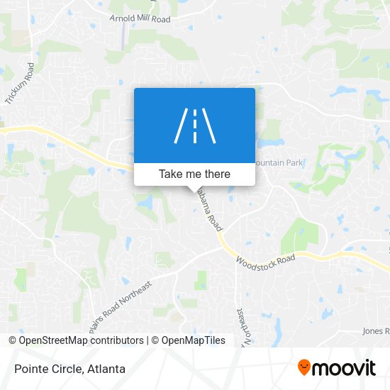 Mapa de Pointe Circle