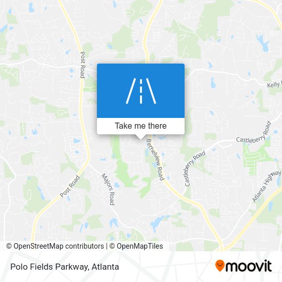 Mapa de Polo Fields Parkway