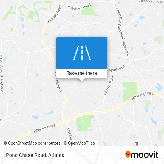 Mapa de Pond Chase Road