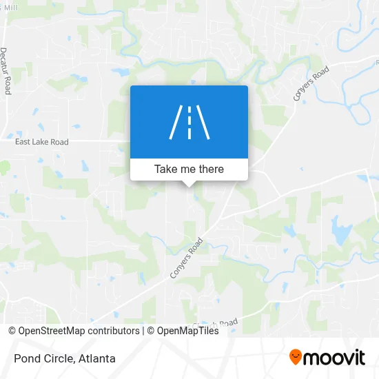 Pond Circle map