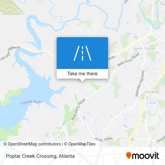 Poplar Creek Crossing map