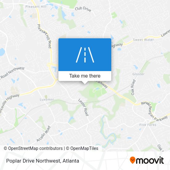 Mapa de Poplar Drive Northwest
