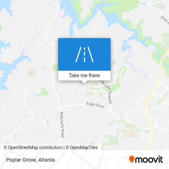 Mapa de Poplar Grove