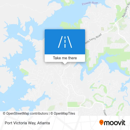 Port Victoria Way map