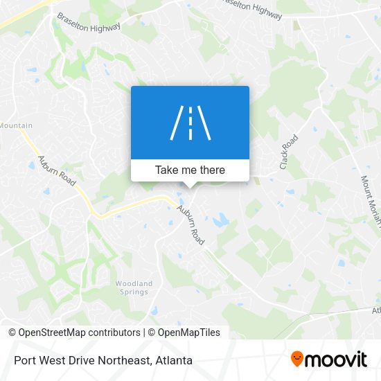 Port West Drive Northeast map