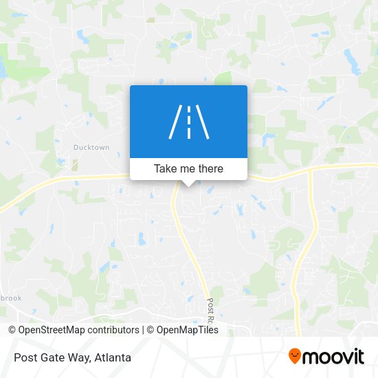 Mapa de Post Gate Way