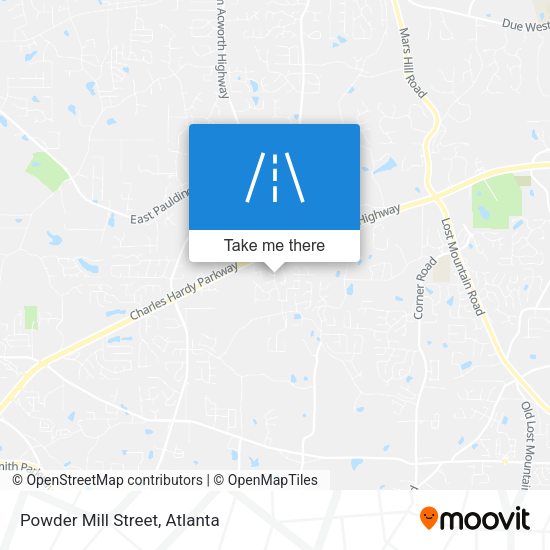 Powder Mill Street map