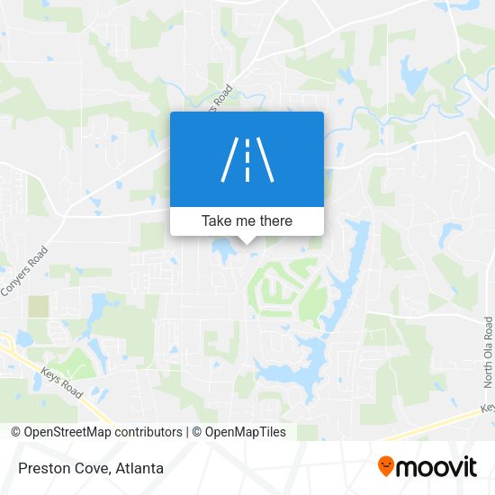Mapa de Preston Cove