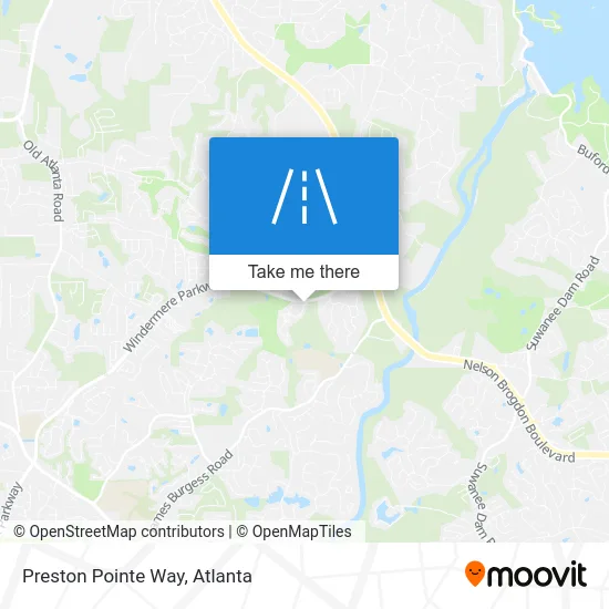 Preston Pointe Way map