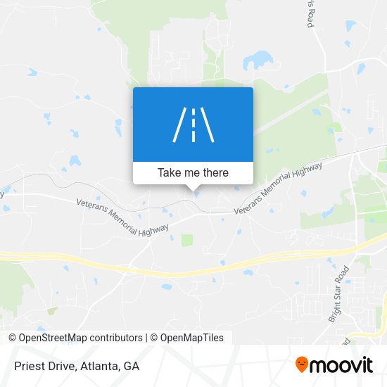 Mapa de Priest Drive