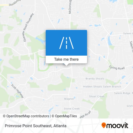 Mapa de Primrose Point Southeast