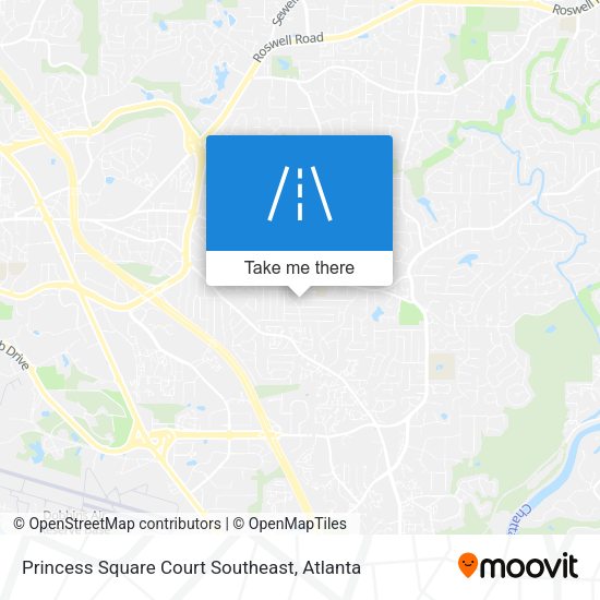 Mapa de Princess Square Court Southeast