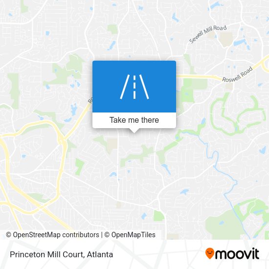 Princeton Mill Court map