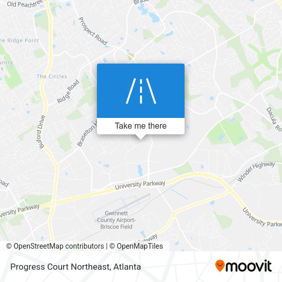 Progress Court Northeast map