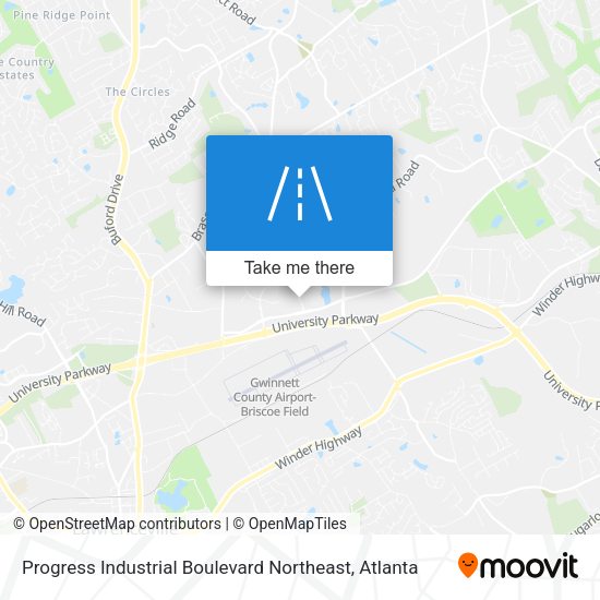 Progress Industrial Boulevard Northeast map
