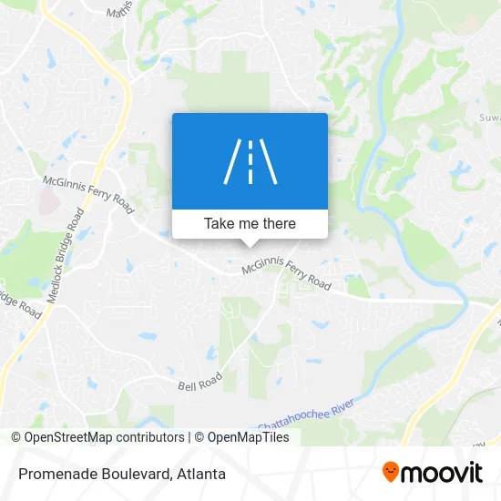 Promenade Boulevard map