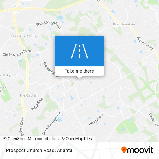 Prospect Church Road map