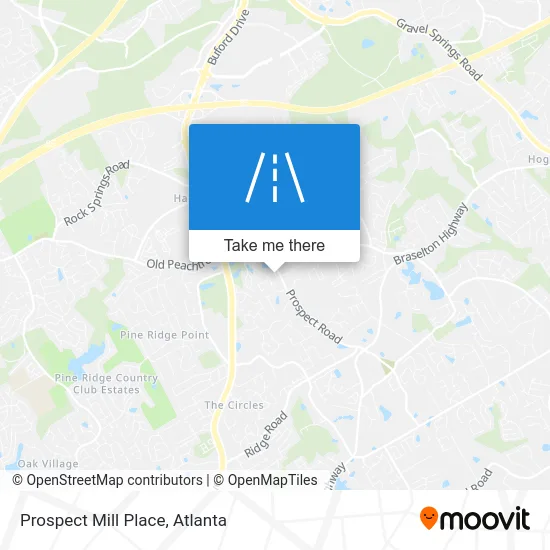 Prospect Mill Place map